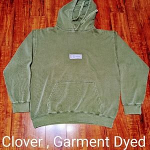 New Unisex Garment Dyed Hoodie size L